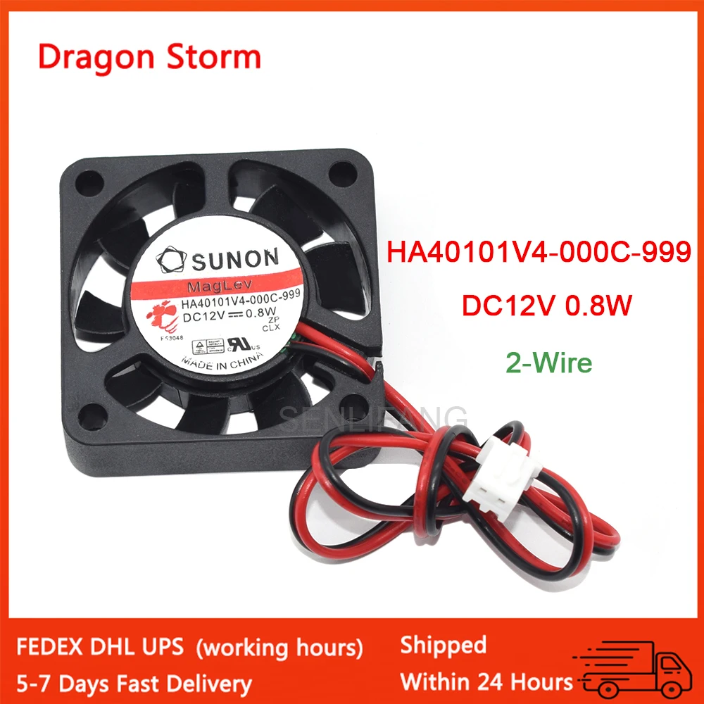 Новинка, для SUNON HA40101V4-000C-999 4 см, 40 мм, 40x40x10 мм, 12 В постоянного тока, 0,8 Вт, ультратихий охлаждающий вентилятор South-North Bridge