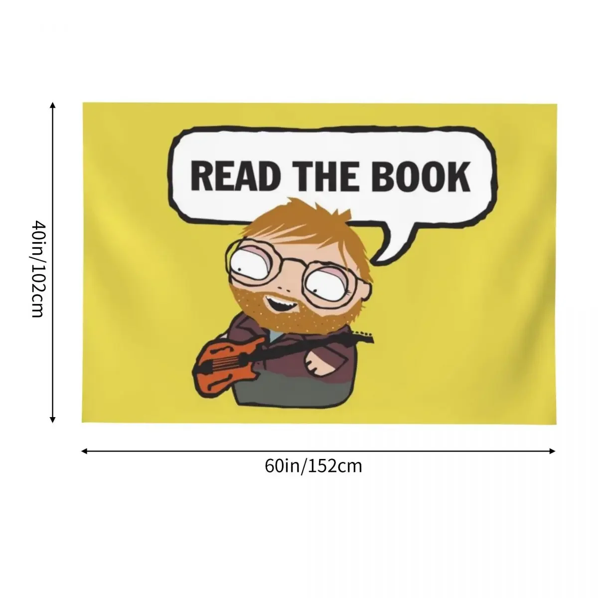 Гобелен Trey Anastasio from Phish singing Icculus из полиэстера