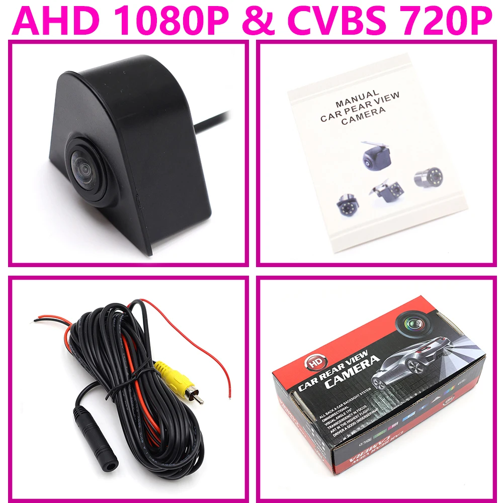 

ZJCGO AHD CVBS 1080P 170 ° Автомобильный логотип, парковочная камера переднего вида для Honda Accord Civic 8 9 Mk8 Mk9