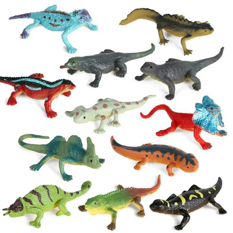 

12Pcs/set Insect Frog Butterfly Fish Dinosaur Figurine Ocean Animal Model Action Figure Hot Toy Set For Children Gift
