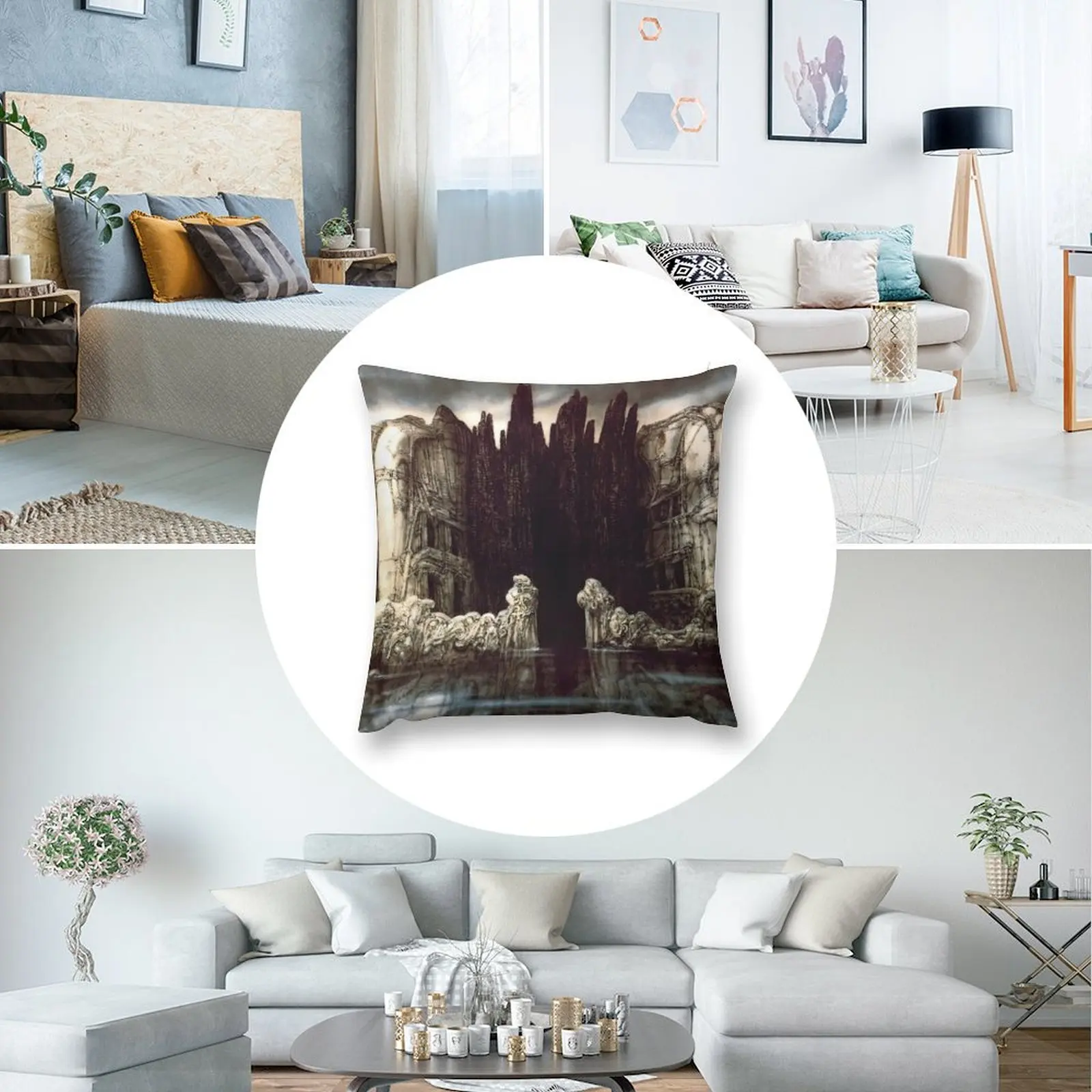 Покрывала для диванов с рисунком сюрреализма покрывала роскошные наволочки