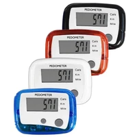 mini digital lcd running pedometer walking distance counter drop shipping lightweight design with clip pedometer wholesale