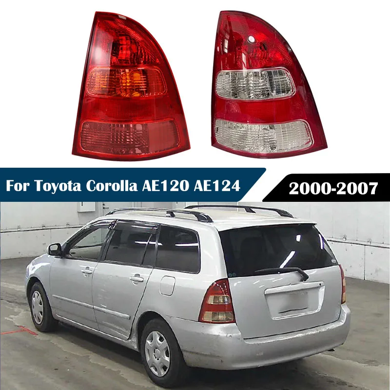 Фото Для Toyota Corolla Hatchbacks AE120 AE124 2000-2007 задний фонарь автомобиля стоп-сигналы задний фонарь задние фонари без лампы №1