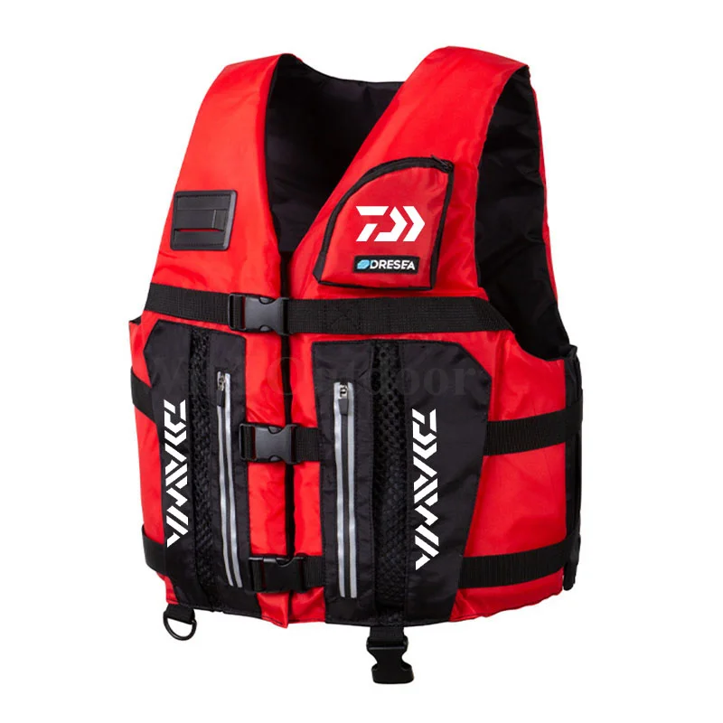 

Daiwa Multifunctional Men's Multiple Pockets Adjustable Fishing Life Jacket Outdoor Sport Large Buoyancy Drift Surf Fishing Vest