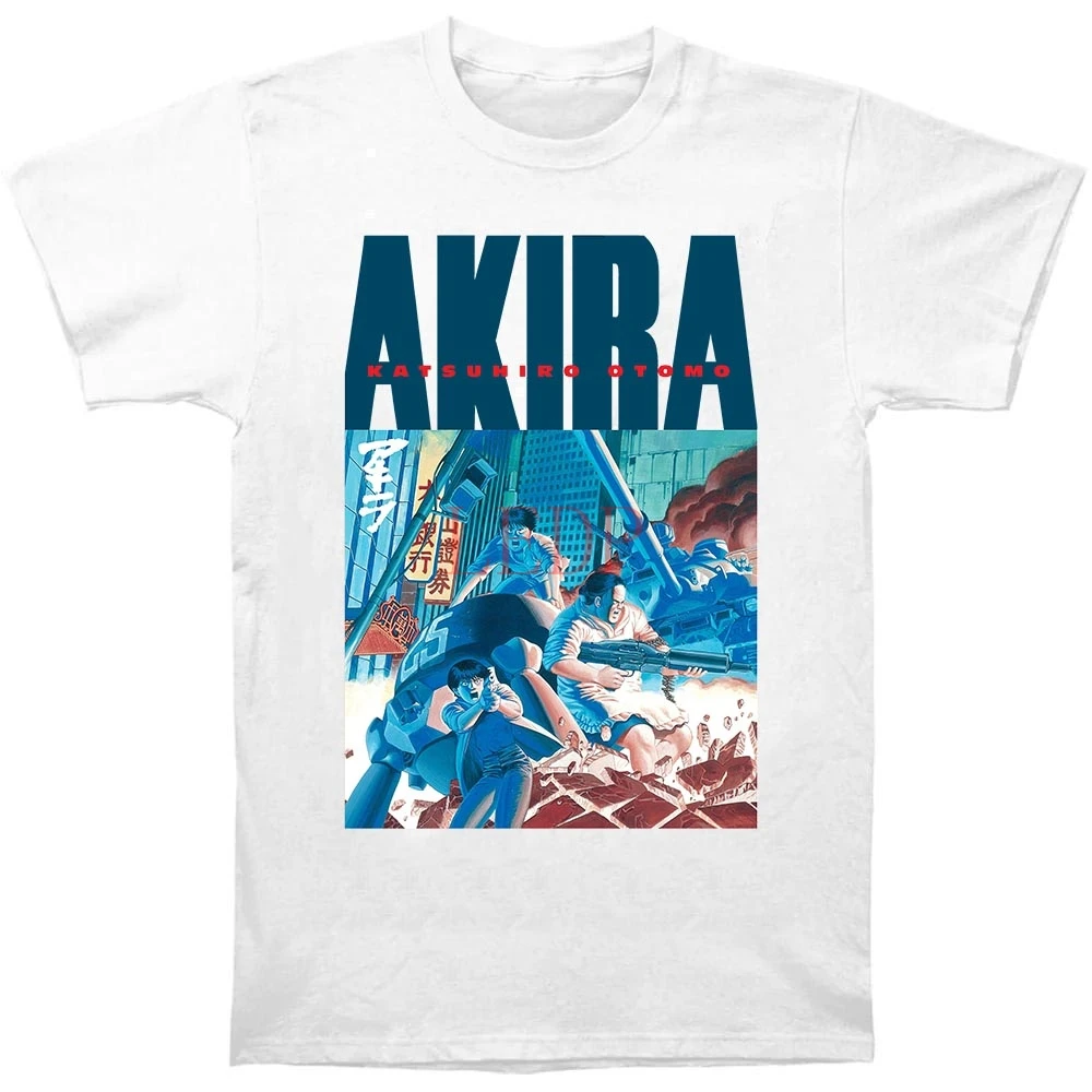 

Akira 1988 Natural T-Shirt V7 Manga K.Otomo Tokyo 100% Cotton Sizes S 4Xl