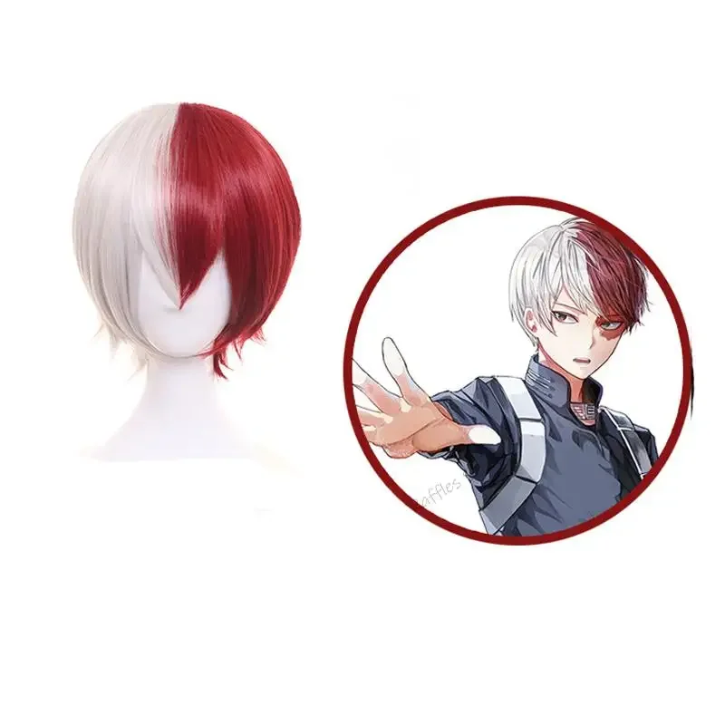 Аниме Герой Shoto Todoroki Boku no Мужчины Женщины Косплей Костюм Топ Брюки Пояс Хэллоуин
