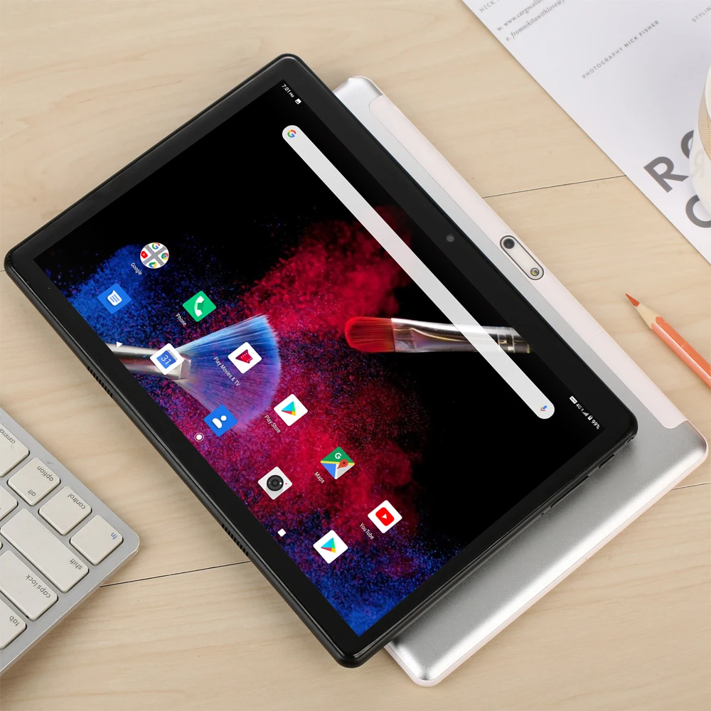 Планшет Google Android восемь ядер экран 10 1 дюйма 4 Гб + 64 ГБ