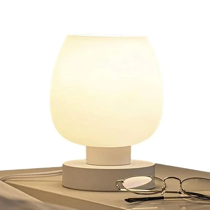 

Small Lamp Touch Control Touch Control Table Lamp For Bedroom Bedside Lamps With Opal Glass Lamp Shade 3 Way Dimmable Control
