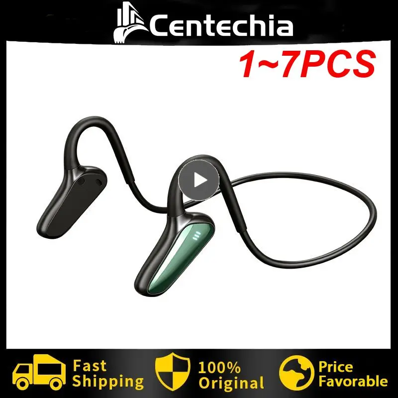 

1~7PCS Bone Conduction Headphone Wireless Earphone Ear Hook BT 5.2 Headphone Waterproof Wireless Headset наушники беспроводной