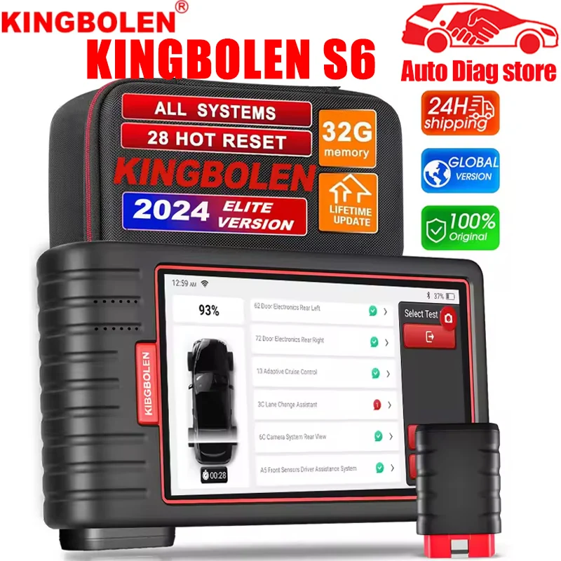 KINGBOLEN S6 OBD2 сканер профессиональная полная система диагностический инструмент