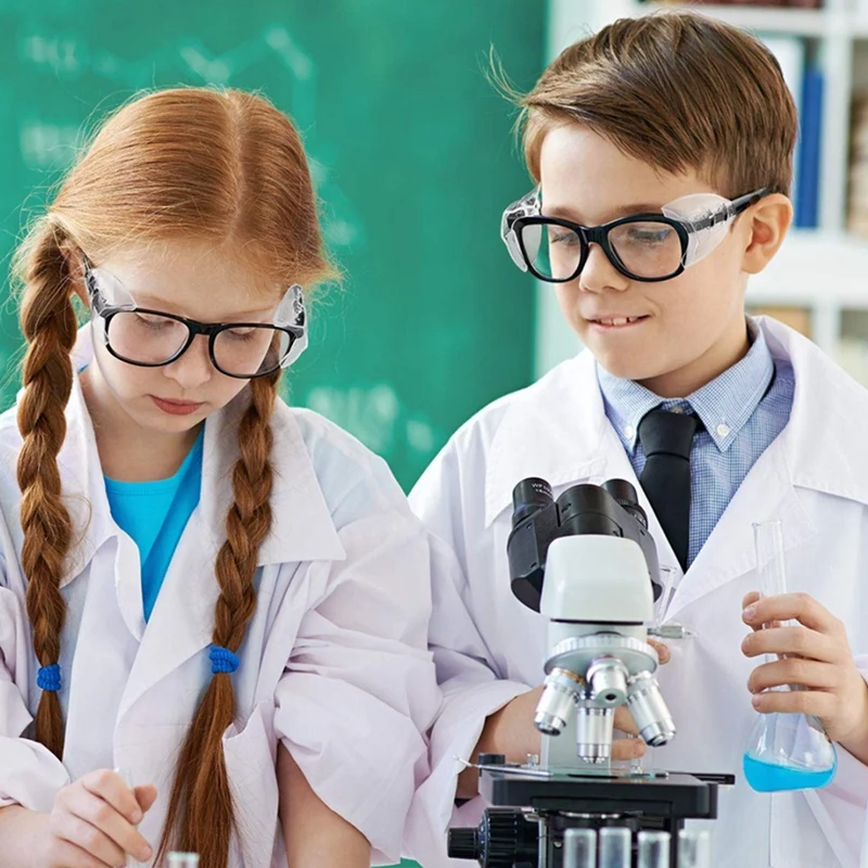 8 пар боковых очков гибкие противоскользящие боковые очки для безопасных