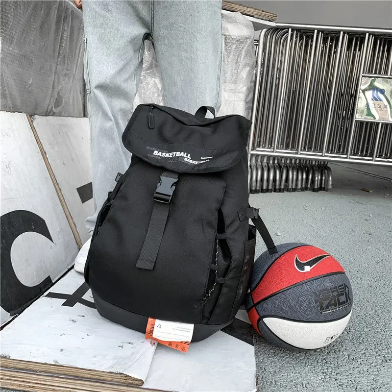 

Fashion Large Capacity Sports Backpack Multifunction Gym Bags Waterproof Travel Yoga Duffle Simple Casual Black Fitness Backpack