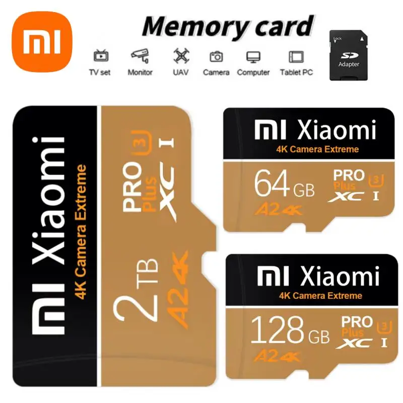 Оригинальные карты памяти Xiaomi 2TB U3 Micro TF SD 64 ГБ карта класса 10 высокоскоростная 128G