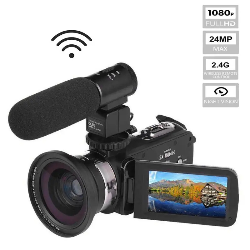 

HD 1080P Portable Wireless Mini Camcorders Digital Intelligent Motion Detection Smart Wear Cycling Record Camera Surveillance