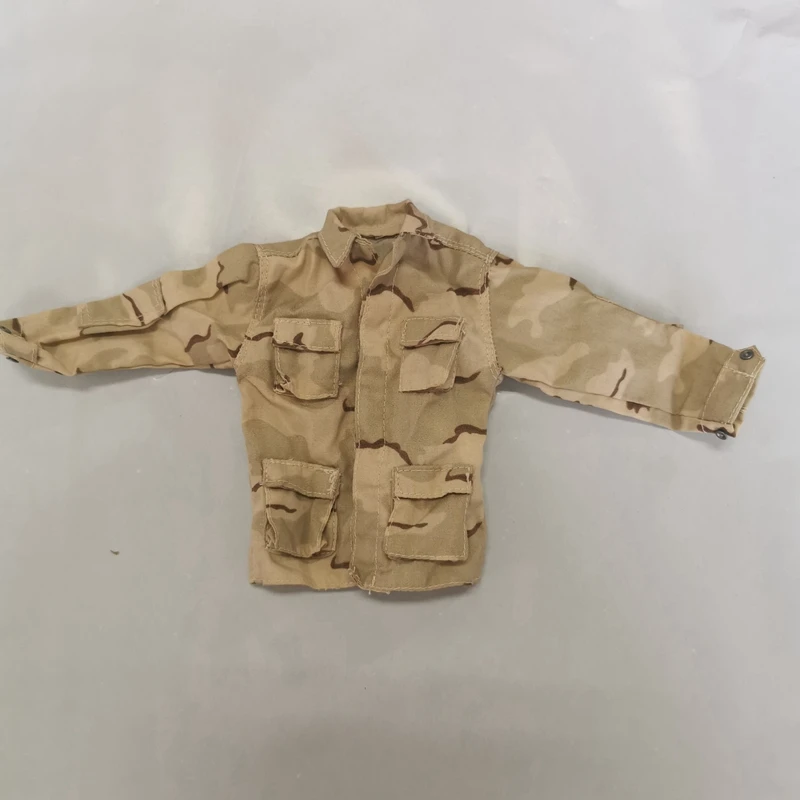 

In Stock DIY 1/6 Scale Men's Soldier Trend Classic Camo Jacket Army Style Top Fits 12 Inches Action Figure Model Dolls