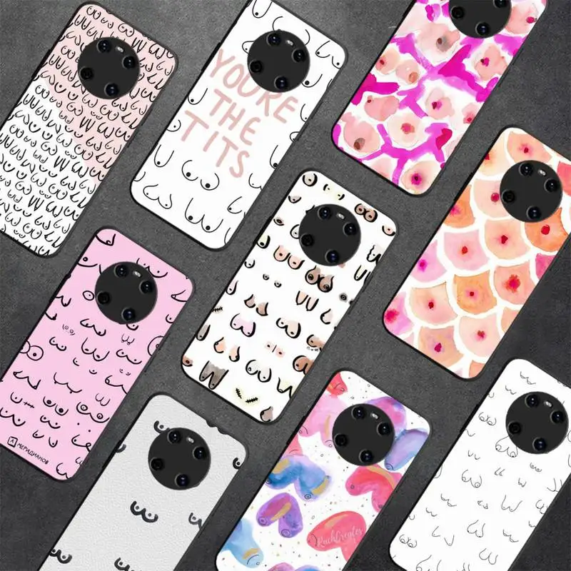 

Art Boobs Phone Case For Huawei Y 5 Y62019 Y52018 Y92019 Luxury funda case for 9prime2019