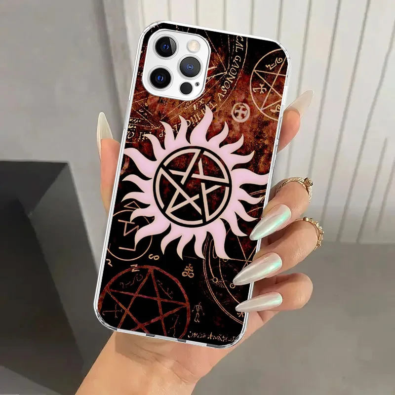 Фото Чехол для телефона Babaite Supernatural SPN Dean And Sam для iPhone 17 Air 16 15 Plus 14 13 12 11 Pro Max 17E 16E 7 8 SE 2020, мягкий чехол-футляр №3