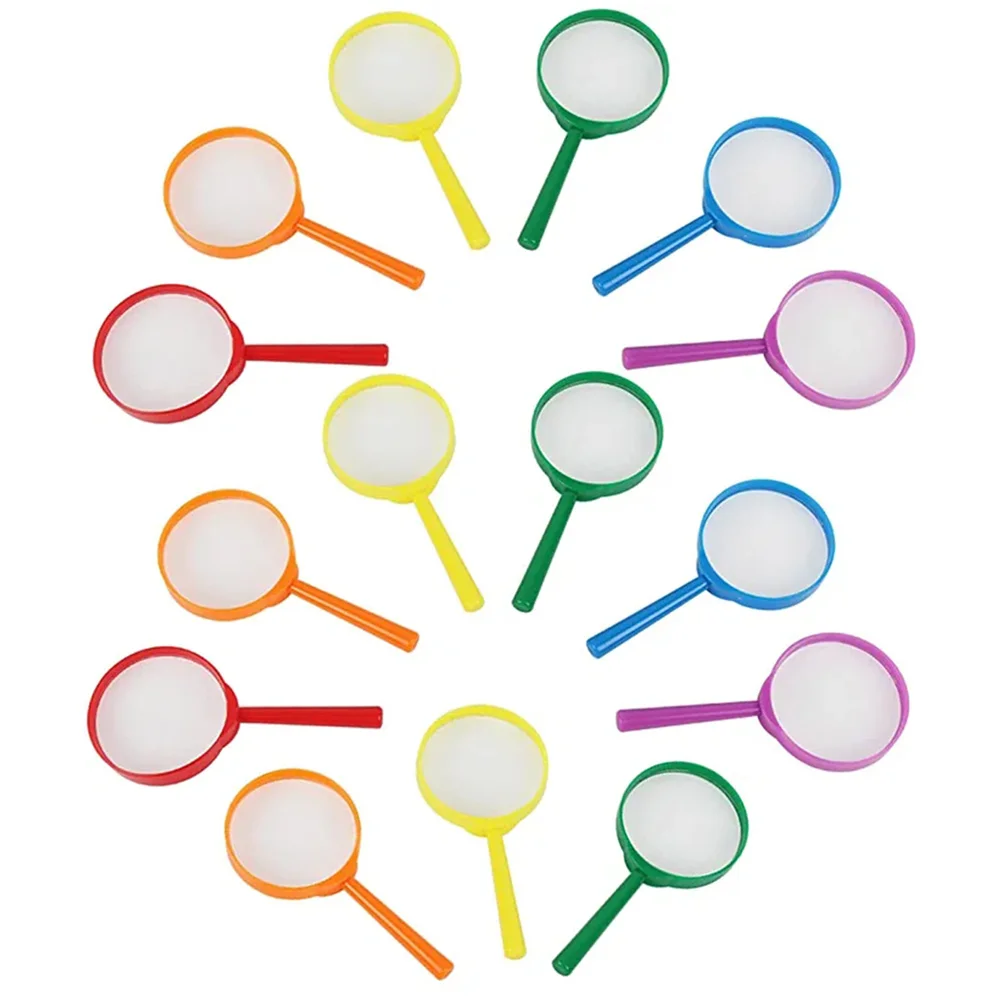 

15Pcs Kids Magnifying Handheld Glasses Reading Glasses Party Favors Optical Toy Magnifying Glass Reading Mini Magnifying Glass