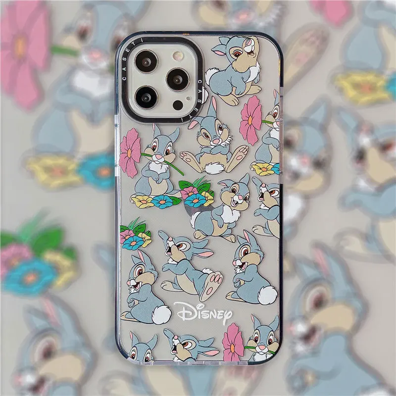 

CASETIFY Cartoon Cute Rabbit Clear Phone Cases For iPhone 14/13/12/11/X/XR/XS 14/13/12/11 Pro Max XS MAX Shockproof Soft Cover