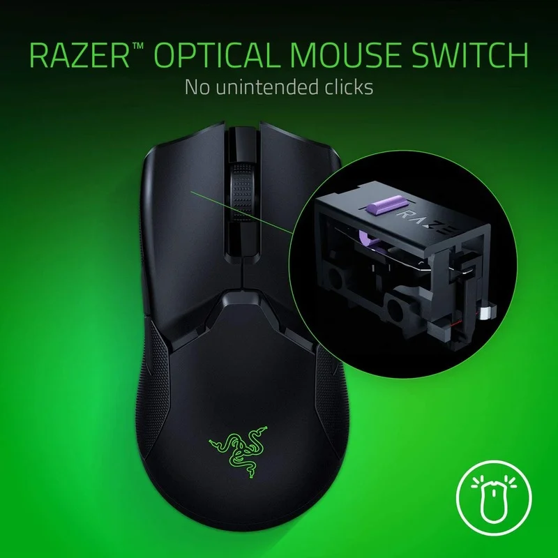 Беспроводная игровая мышь Razer Viper Ultimate гиперскоростная легкая RGB зарядная