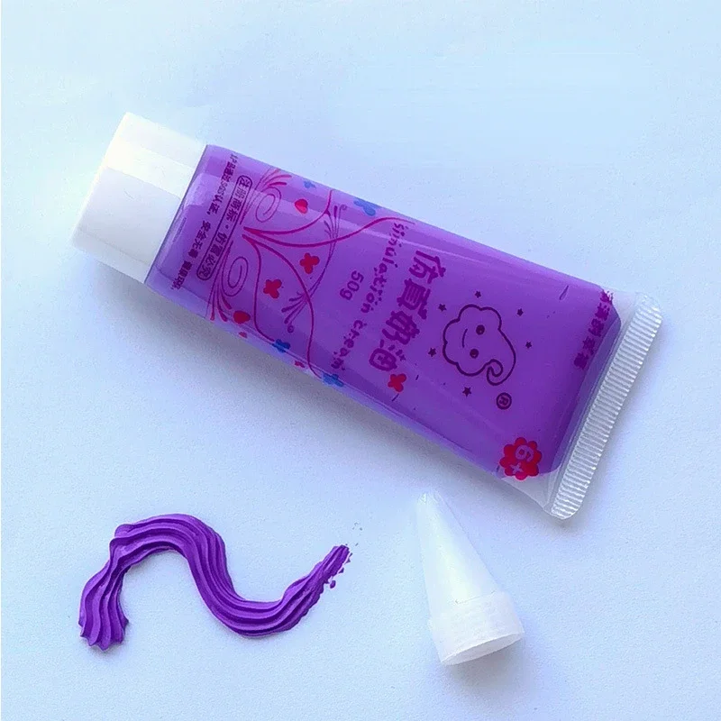 Имитация кремового клея DIY Материал посылка ручная работа прозрачная прочная