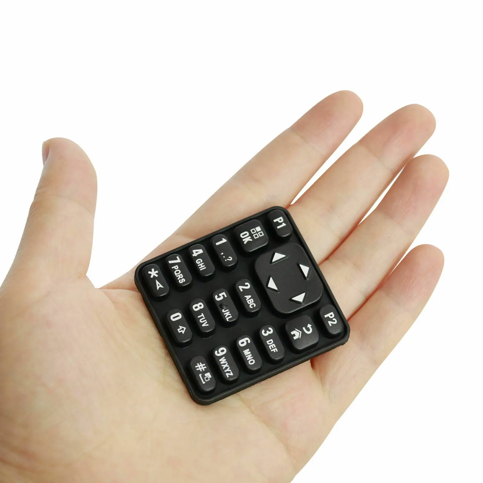 5PCS Two Way Radio Digital Number Keypad Button Rubber Keyboard For XiR P8668 P8660 GP338D DGP8550 DP4801 XPR7550 Walkie Talkie