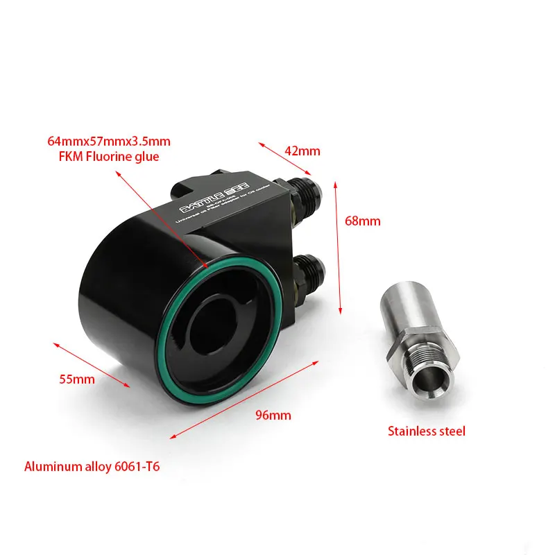 Универсальная переходная пластина масляного фильтра Battle Bee M20x1 5 для системы