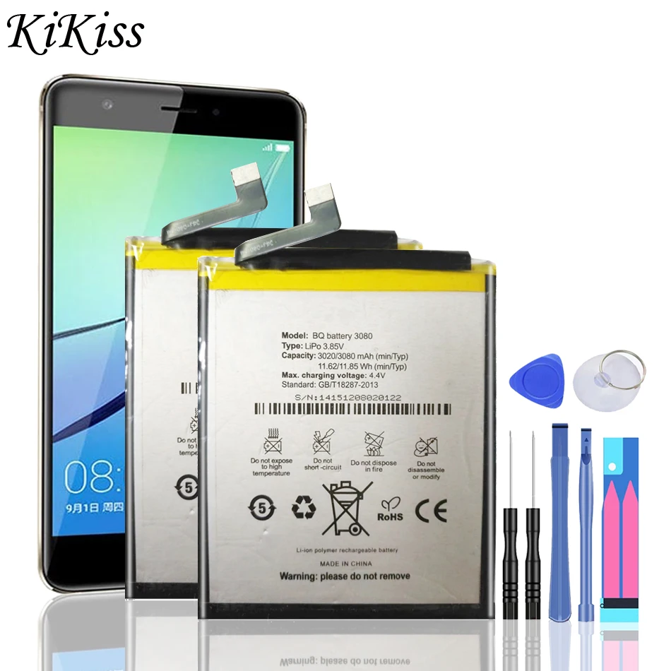 

Аккумулятор 3080 мАч для BQ Aquaris U plus Lite Bateria