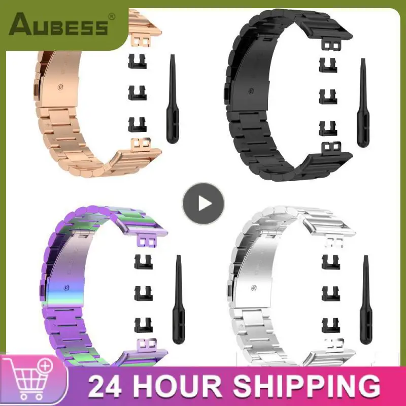 

Ремешок из нержавеющей стали 304 для смарт-часов, сетчатый Браслет из нержавеющей стали, ремешок для часов от Huawei, бесшовный ремешок для часов Huawei