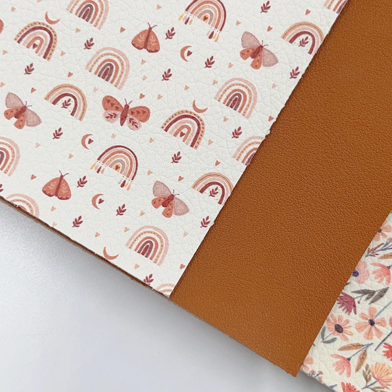 Новый Радужный 30x22 см/A4 осенний цвет коричневые цветы комплект из искусственной