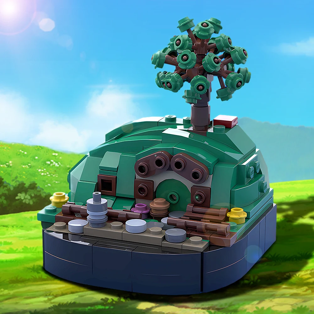 MOC Creative Medieval Bag End LOTR Bilbo Frodo House Model Building Blocks Assembly Brick Educational DIY Toy for Children Gift