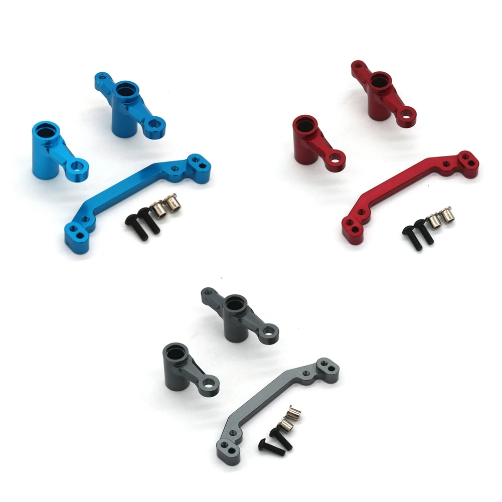 

Metal Steering Components Steering Assembly for Wltoys 104072 104001 104002 1/10 RC Car Upgrades Parts Accessories,B