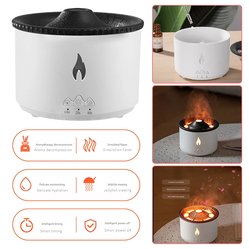 

Диффузор с ароматом медузы и пламени, увлажняющий кожу, мини-аромадиффузор, бытовая техника, портативные принадлежности для друзей, Подарки Для Семьи