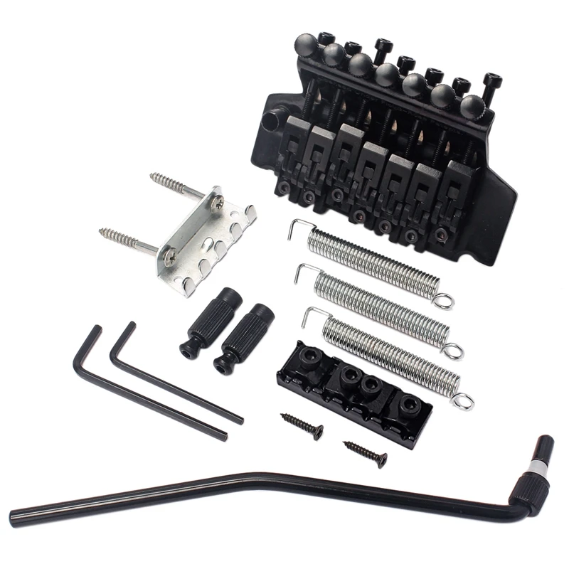 

Tremolo Bridge System For Electric Guitar 7 String Double Roll Tailpiece Saddle Of Guitar Replacement Guitar Accessories