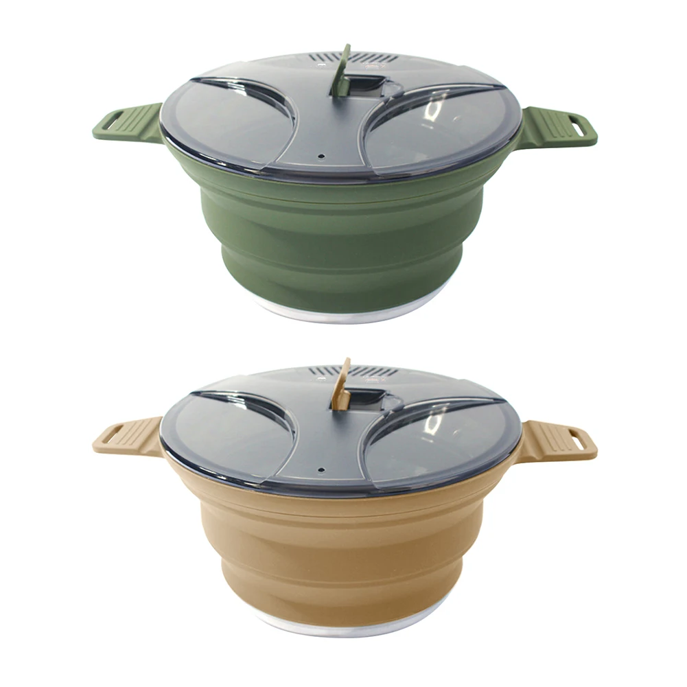 Складной портативный походный горшок для повара экономия места посуда кемпинга