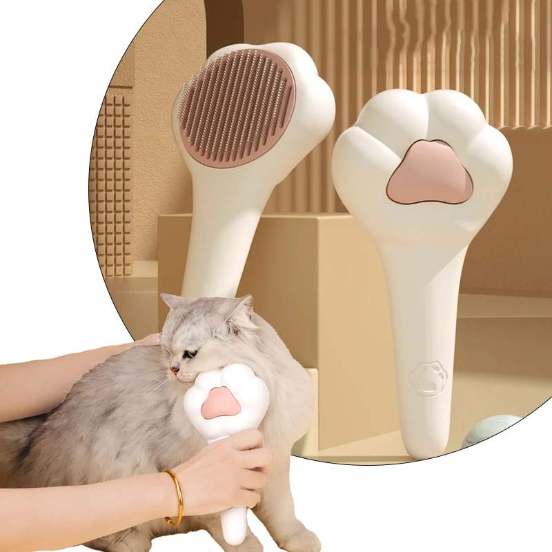 

Self Cleaning Slicker Brush for Dog and Cat Removes Undercoat Tangled Hair Massages Particle Pet Comb Improves Circulation