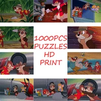 1000pcs puzzles chip n dale cartoon disney paper jigsaw puzzle game animal chipmunk pictures for kids teens like friends gift