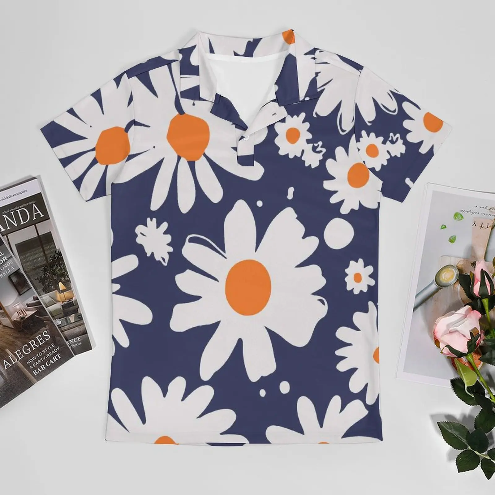 Рубашка-поло мужская летняя с коротким рукавом и отложным воротником - купить по