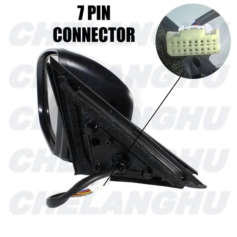 Для Nissan X-Trail T32 2014 2015 2016 2017 2018 левая сторона 7 контактов белая краска Регулируемая