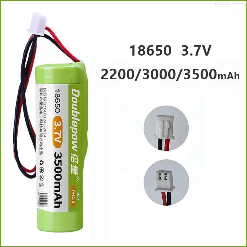 

3.7V 18650 2200/3000/3500mah Rechargeable Lithium Battery Pack Fishing LED Light Bluetooth Speaker 4.2V Emergency DIY Batteries