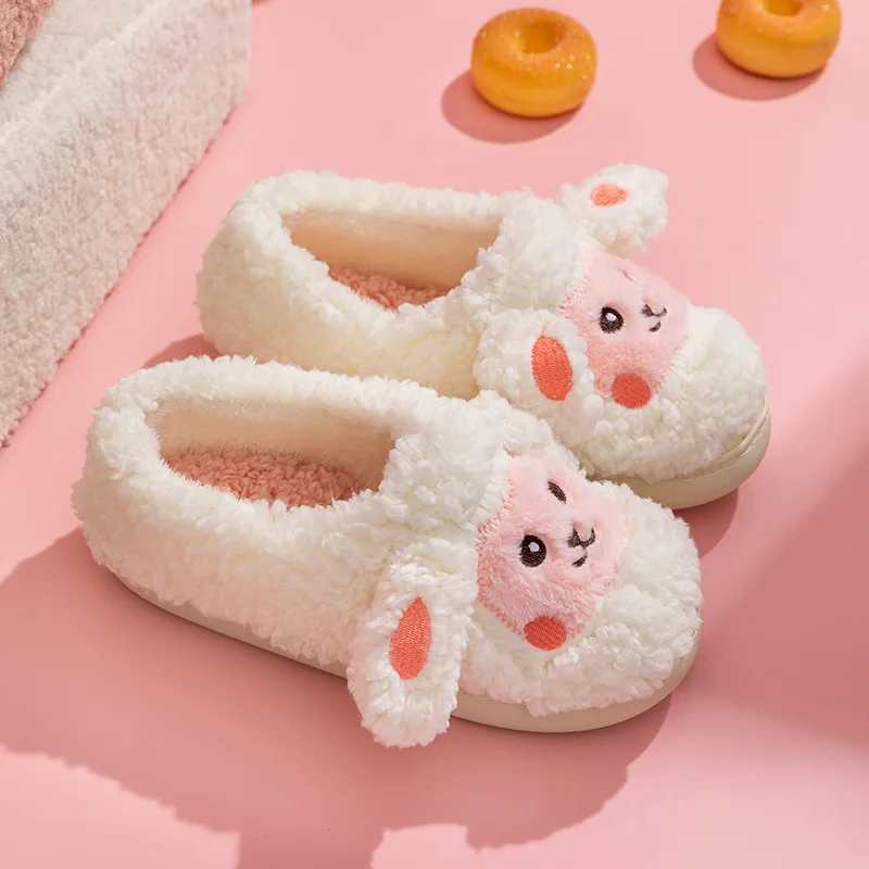 

Lovely Sheep Fur Loafers Womens Indoor Fleece Like Slippers Girls White Slip On Booties Shoes Ladies Designer Lamb.Slippers 2022