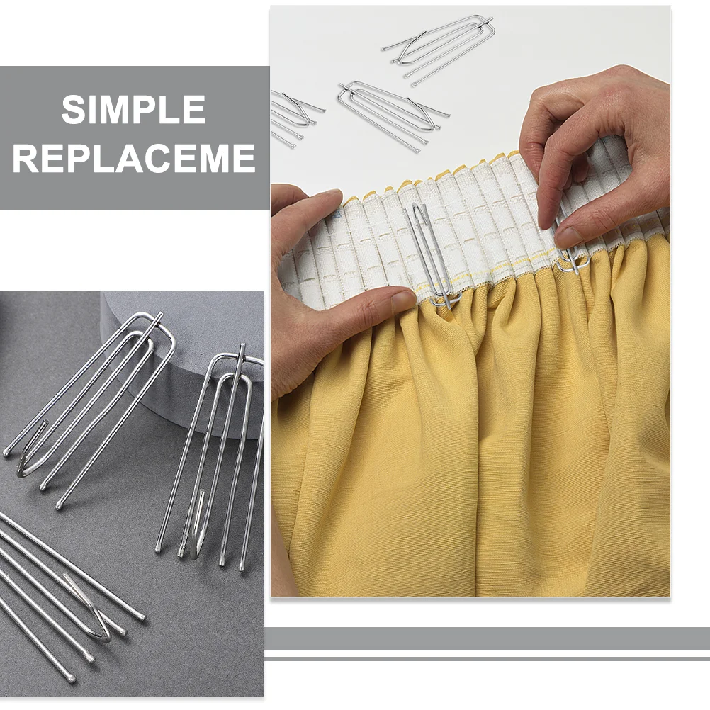 30 шт. крючки для штор зажимы драпировок плиссированные зажимные металлические
