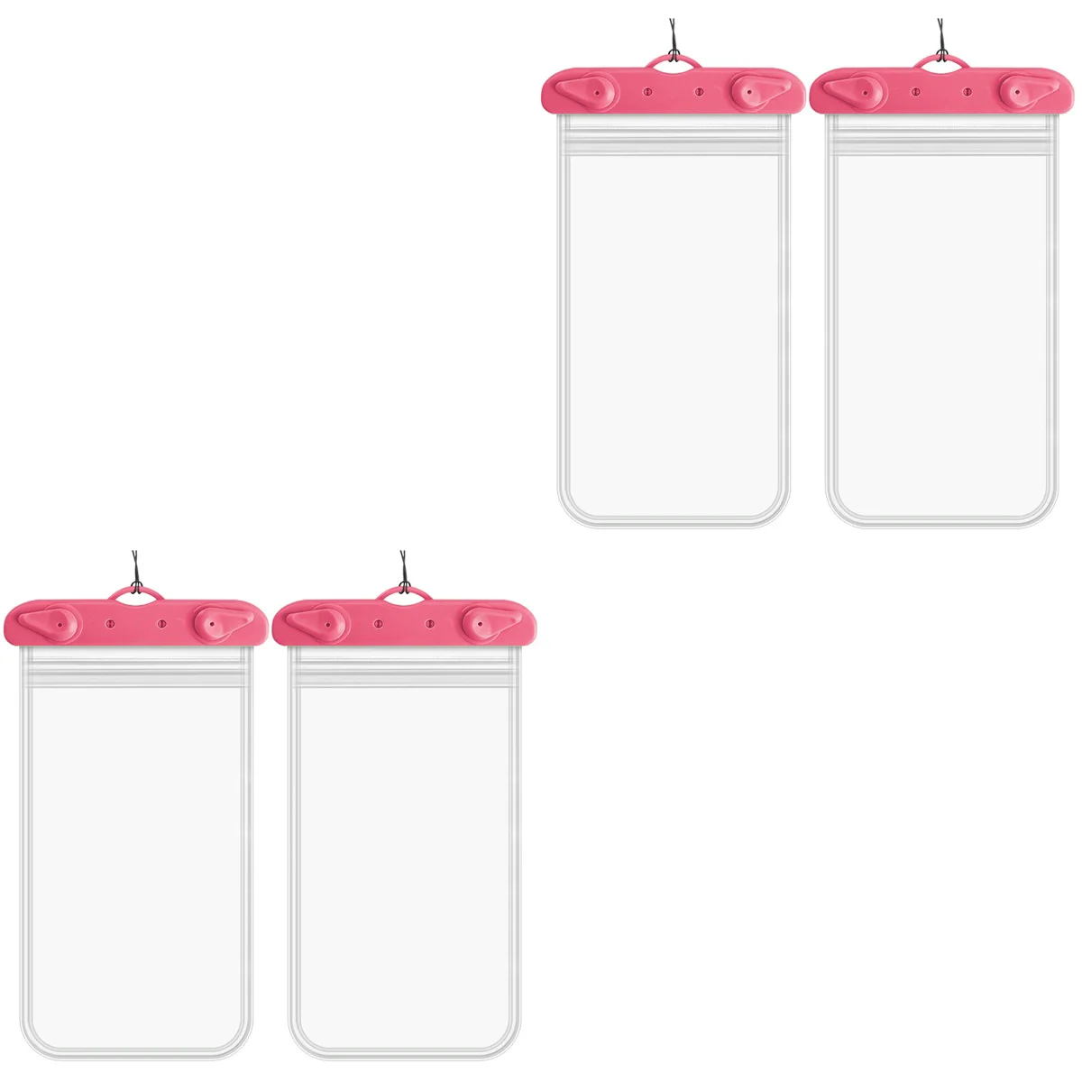 

4 Cellphone Fishing Kayak Accessories Dry Bag Protector For Bag