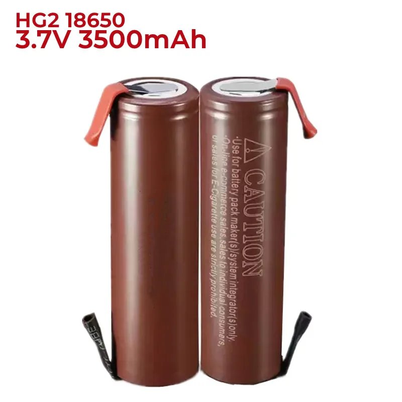 

1-20PCS HG2 18650 Battery 3000mAh HG21865 3.7V Lithium Rechargeable High Discharge 20A Power Bateria (Welded Nickel Strips)