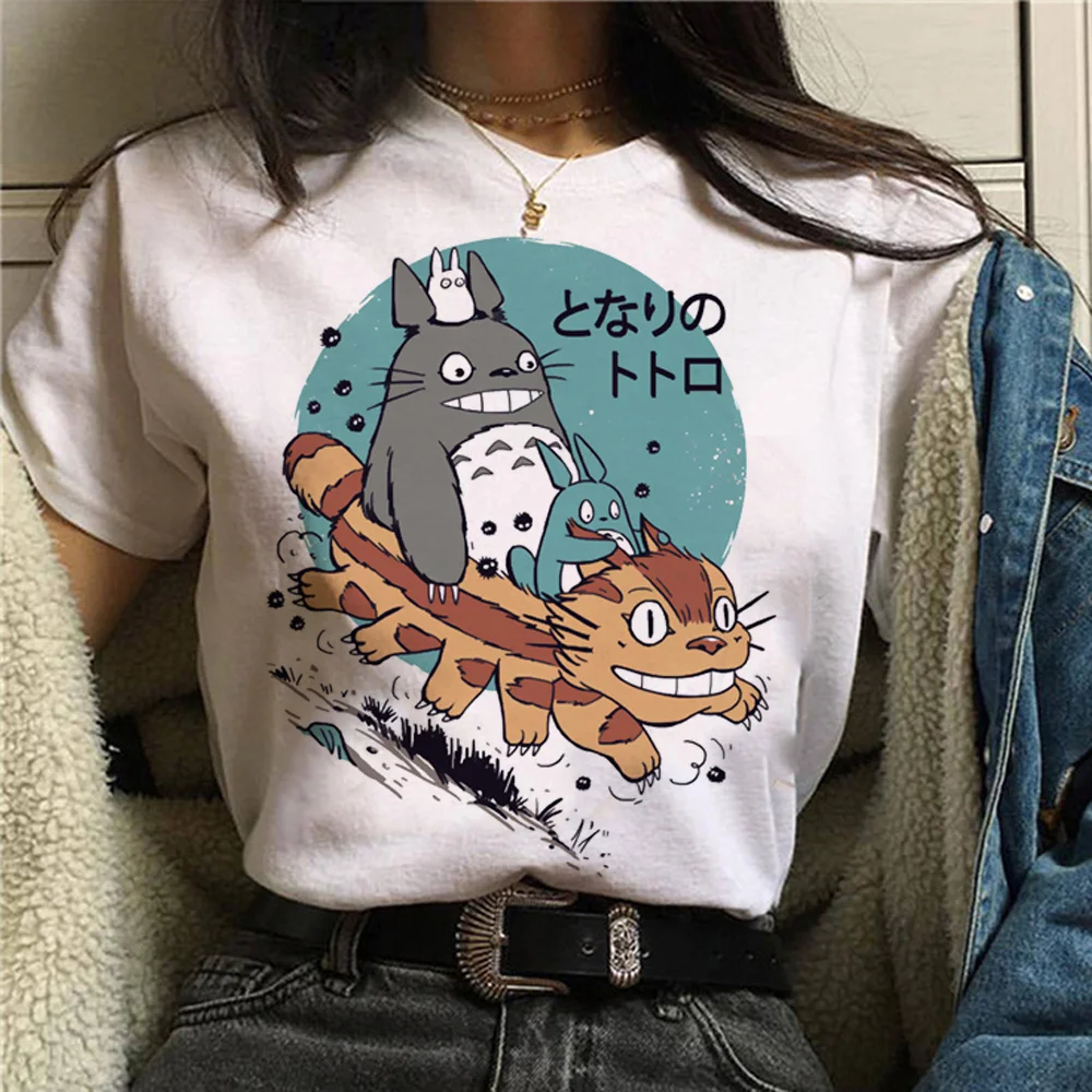 

Japanese Anime top women summer streetwear top girl funny clothes