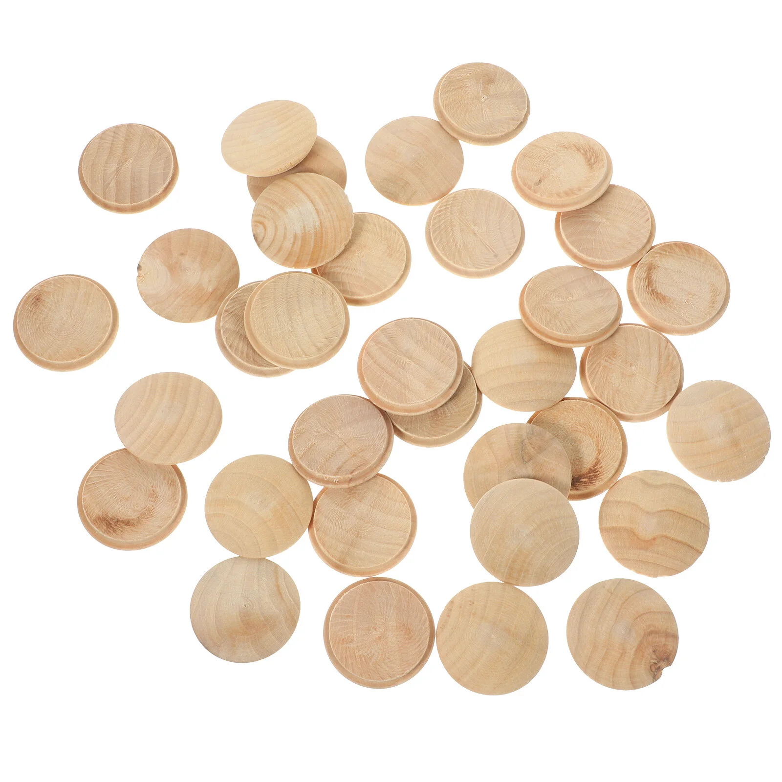 

100 Pcs Segue Furniture Hole Plugs Replacement Caps Wooden Buttons Wooden Stopper Cover
