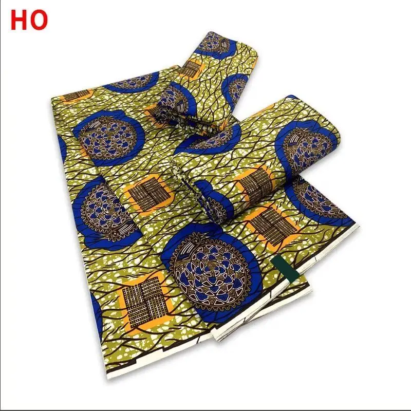 

ACI New Arrivals Nigeria Wax Prints Fabric Wholesale African Wax Prints Fabric 6 Yards Veritable Real Wax Cotton Fabric