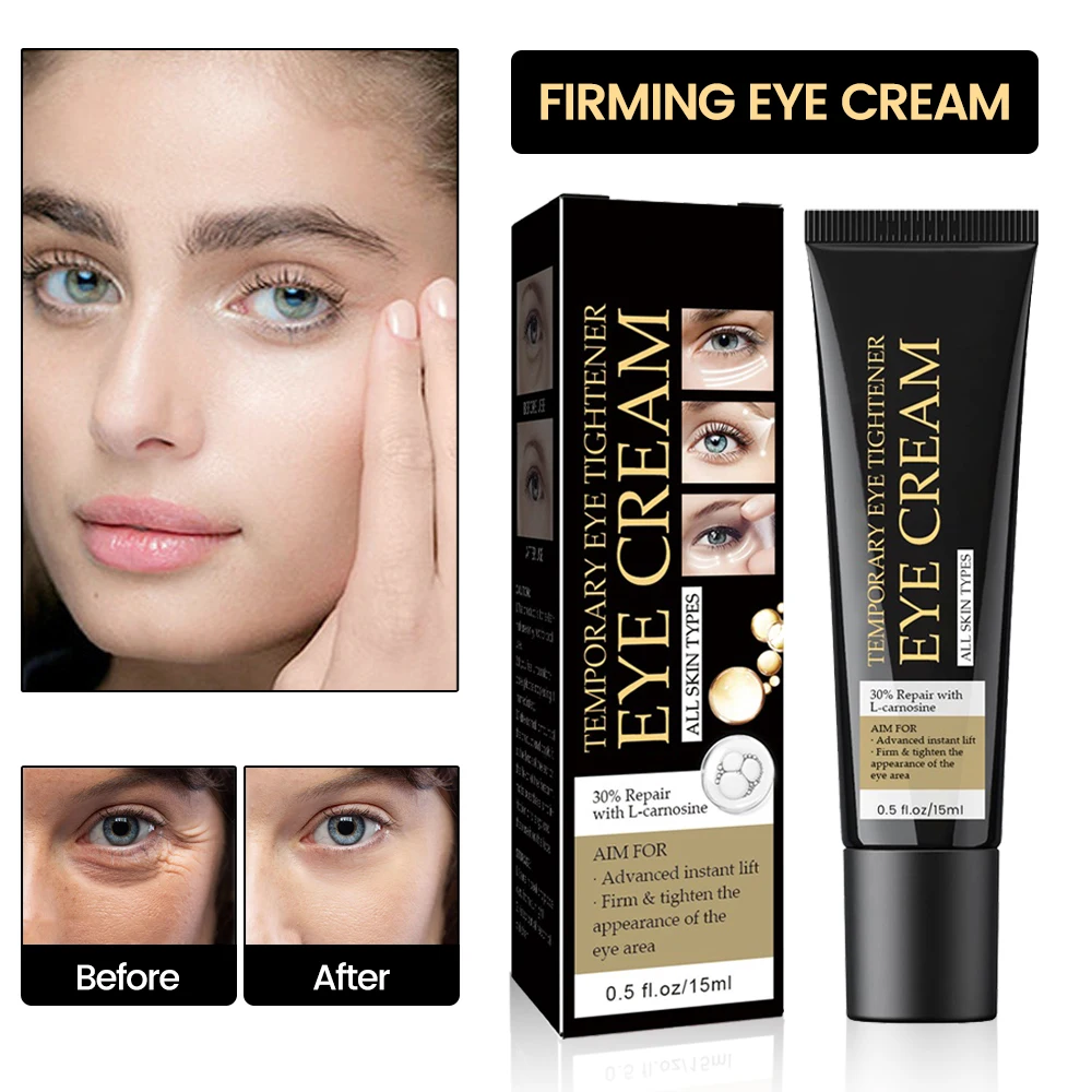 

15ml Anti Wrinkle Eye Cream Remove Eye Bags Puffiness Lifting Firming Smooth Skin Care Moisturizing Instant Eye Massage Cream