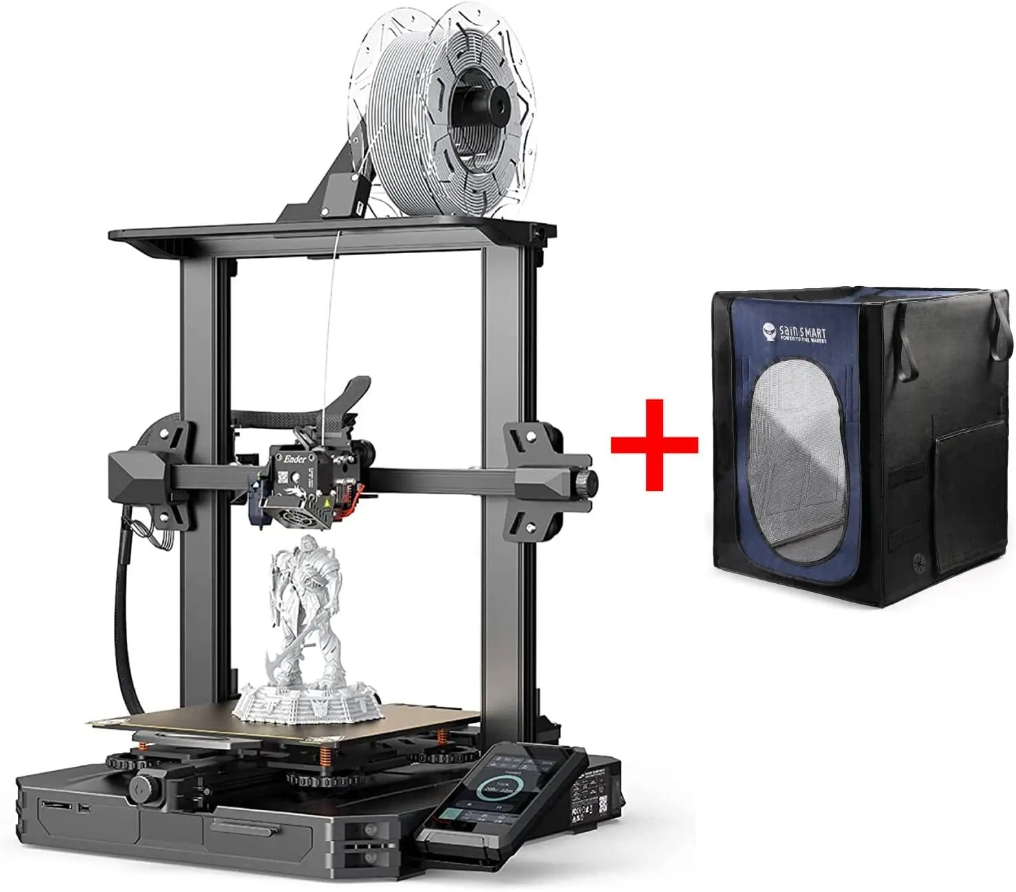 

Официальный большой корпус для 3D-принтера Creality Ender 3 S1 Pro и SainSmart, 20,9 дюйма x 24,2 дюйма x 28,9 дюйма