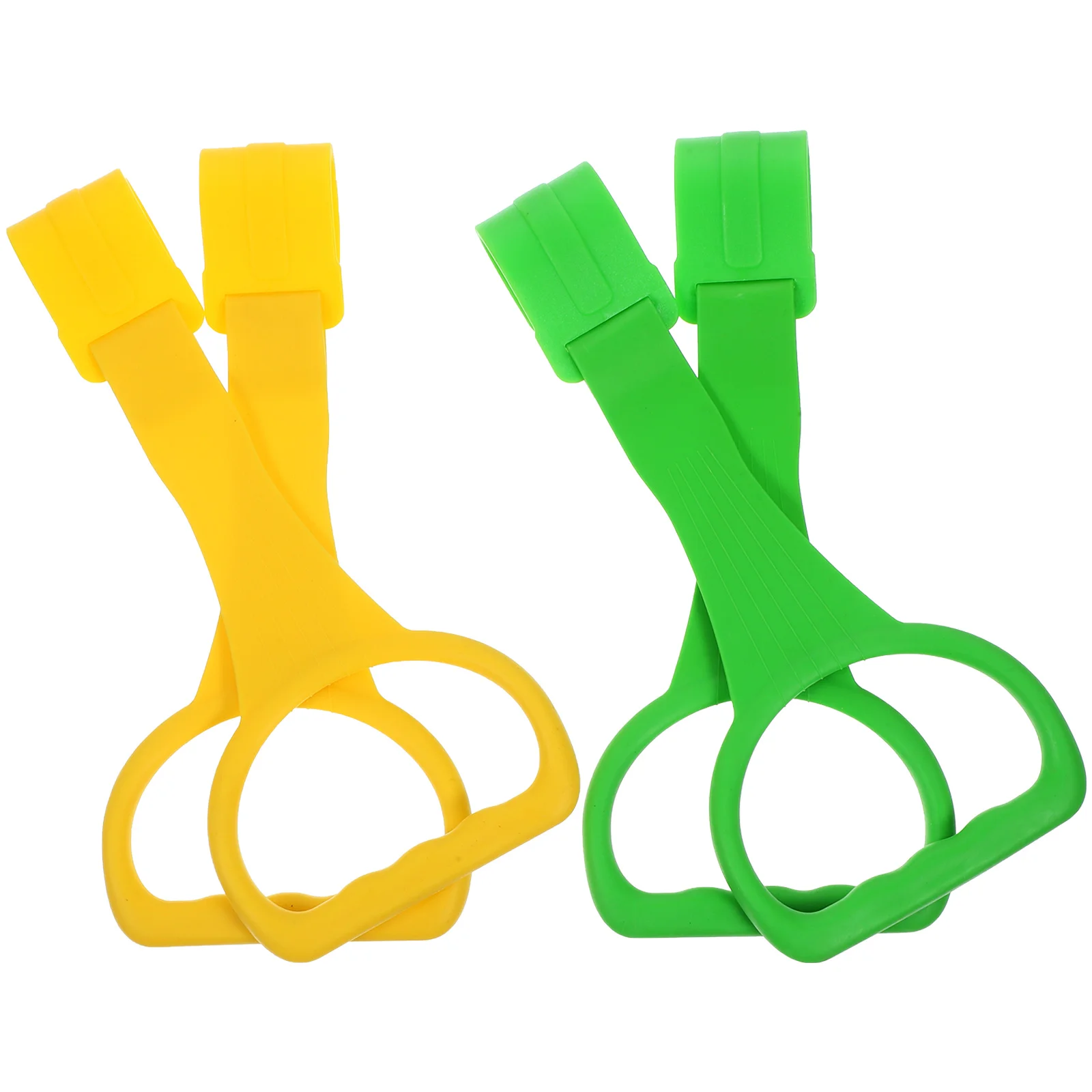

4 Pcs Standing Pull Ring Infant Bed Baby Crib Rings Toys Portable Learning Plastic Newborn Supplies Nursery Fitness